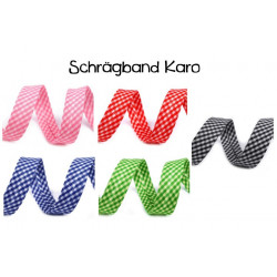 Schrägband Kariert Vichy